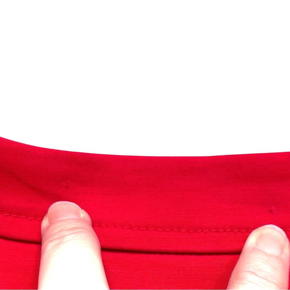 Theory Red‎ Snap Front Jacket Size 8 - Picture 10 of 11